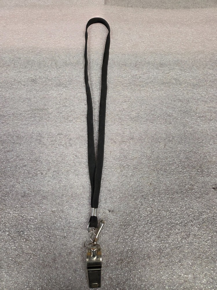 WHISTLE - SILVER - WITH LANYARD