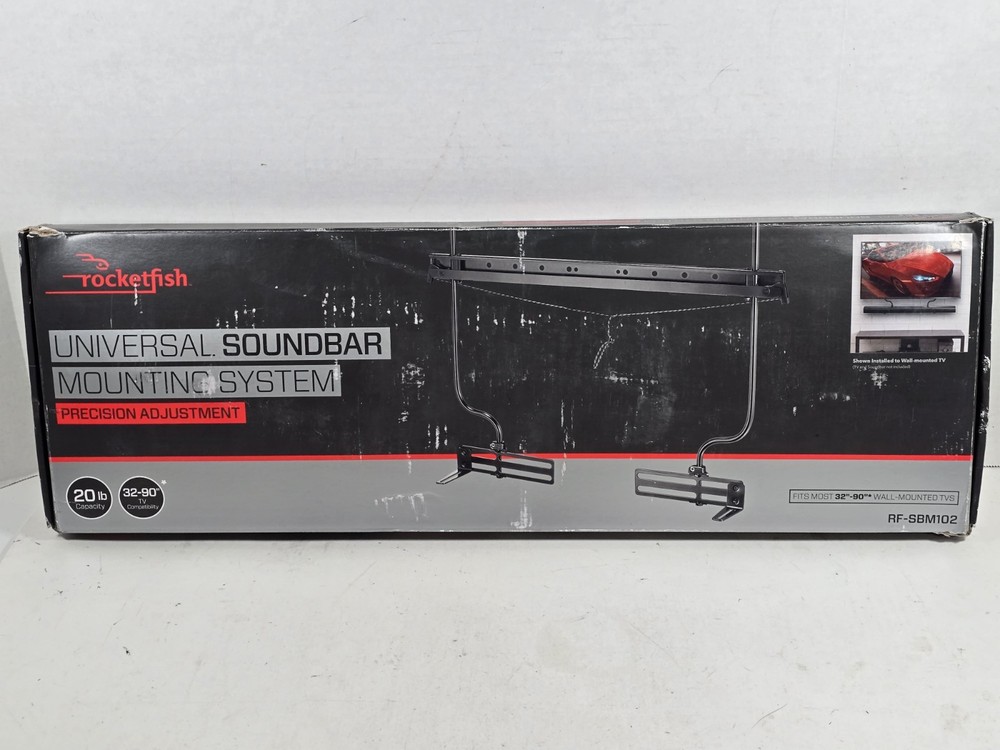 Rocketfish Universal Soundbar Mount for 32–90" TVs Speaker Mounting System