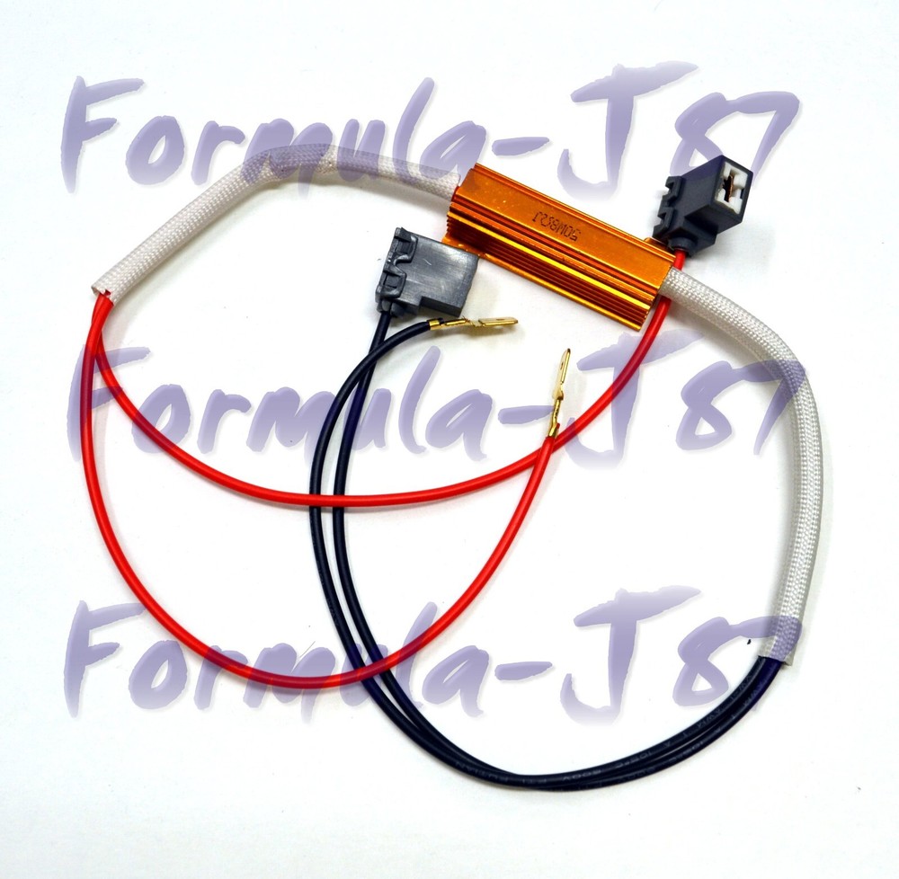 Wire HID Resistor Canceler Error Decoder H3 DRL Light Cornering Flicker Stop
