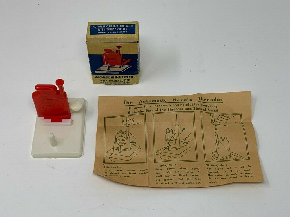 Vintage Automatic Needle Threader with Thread Cutter