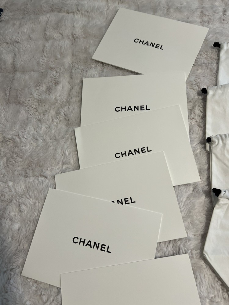 Authentic Chanel Dust bags & Cards Bundle