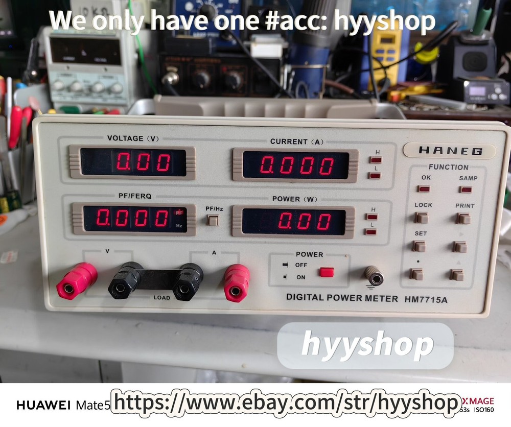 1PCS HAMEG HM7715A Electrical Parameter Tester /hyy