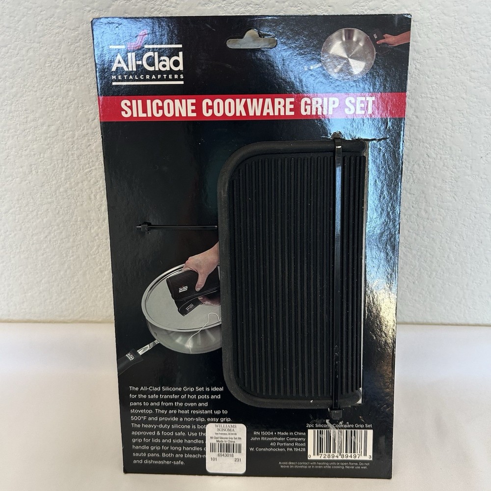 All-Clad Pro Cookware 2-Pack Silicone Grip Set