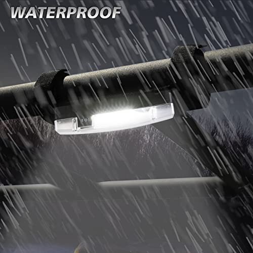 UTV Dome Light Rechargeable Interior Light Universal Roll Bar Mount LED White