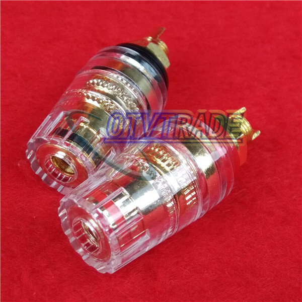 2pcs Speaker Banana Amp Terminal Long Binding Post new