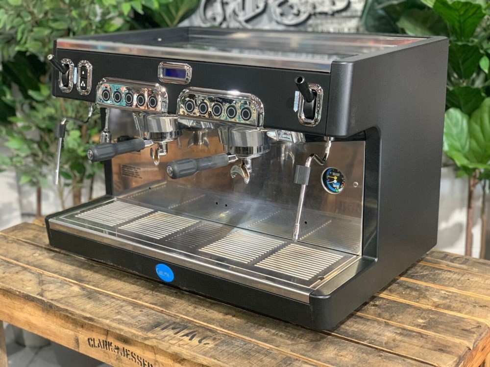 CARIMALI CENTO 2 GROUP BLACK HIGH CUP ESPRESSO COFFEE MACHINE