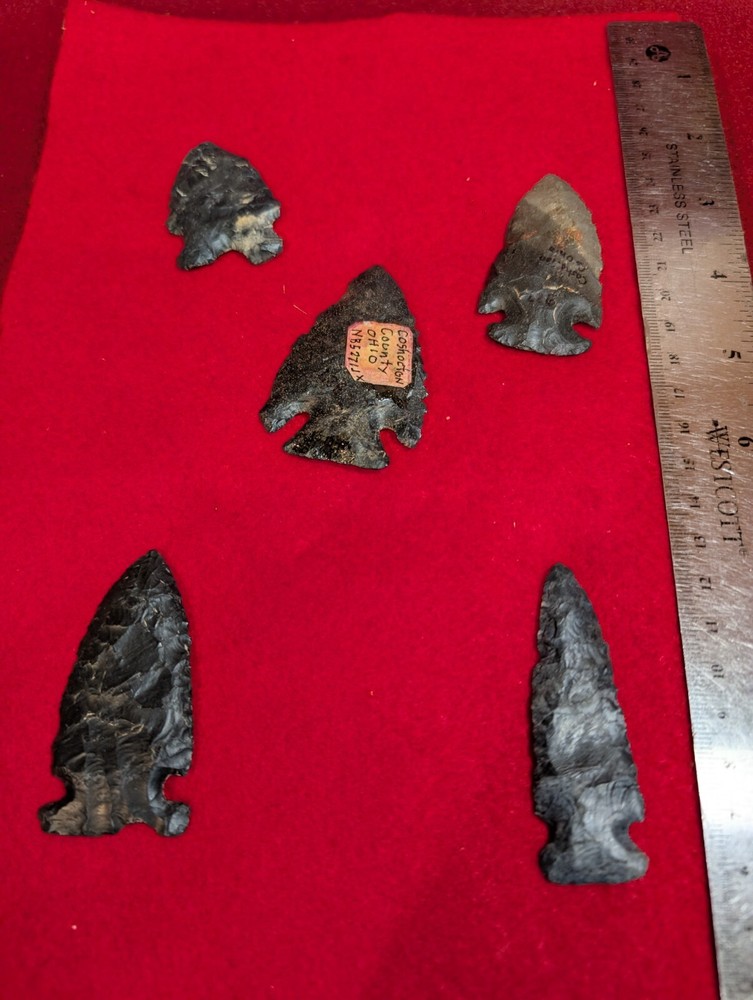 Cache Blades Artifacts- Coshocton Co. Ohio