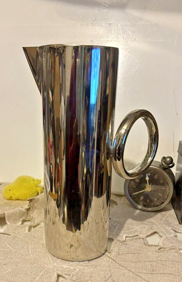 Godinger Silver-Plate Water/Beverage Pitcher w/Ice Guard