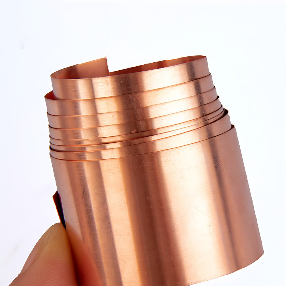 Copper Sheet Strip Thickness 0.01mm-1mm Width 100mm-400mm Flexible Pure Copper
