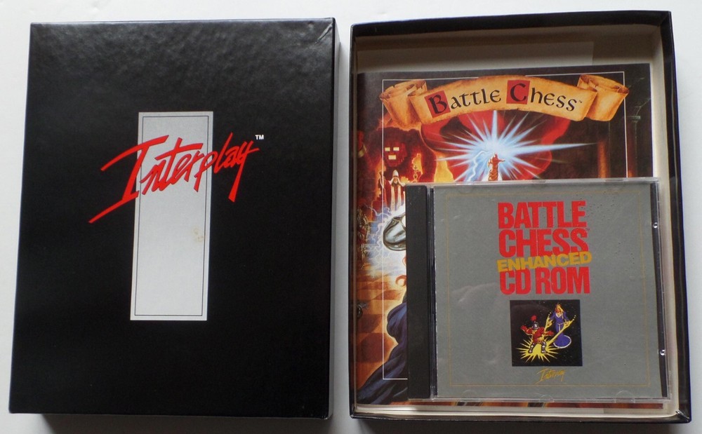 BATTLE CHESS - Macintosh Game Box Enhanced CD-Rom Vintage Interplay