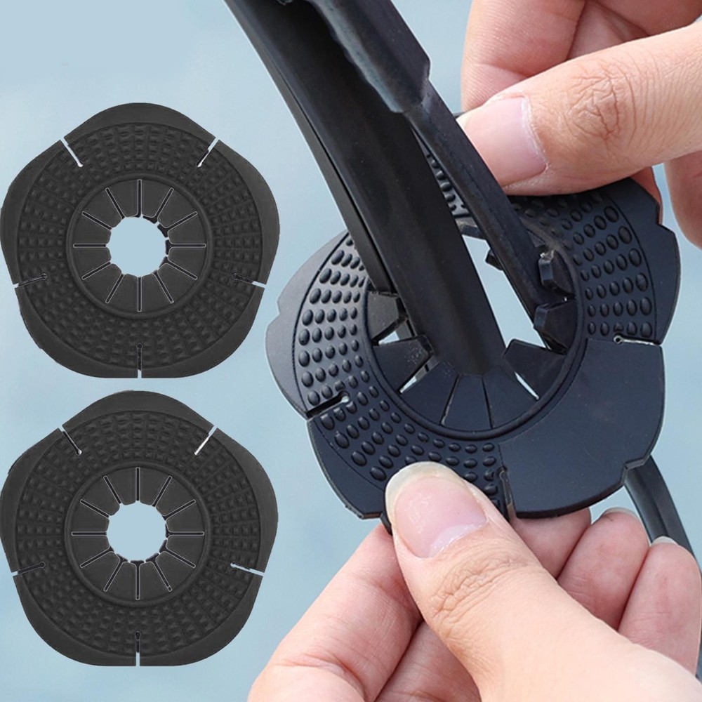 2pcs Windshield Wiper Arm Hole Cover Universal Soft Windshield Sleeve Wiper Hole