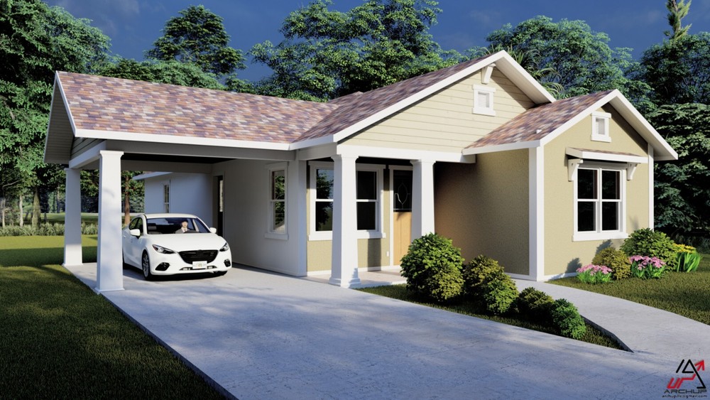 BLUEPRINTS TRADITIONAL HOUSE PLAN ARCHUP #127