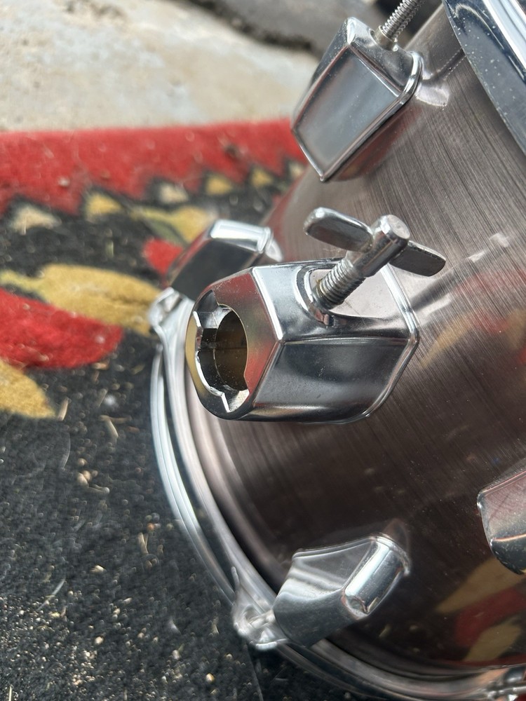 12 Inch Percussion Plus Smokey Chrome Power Tom Drum