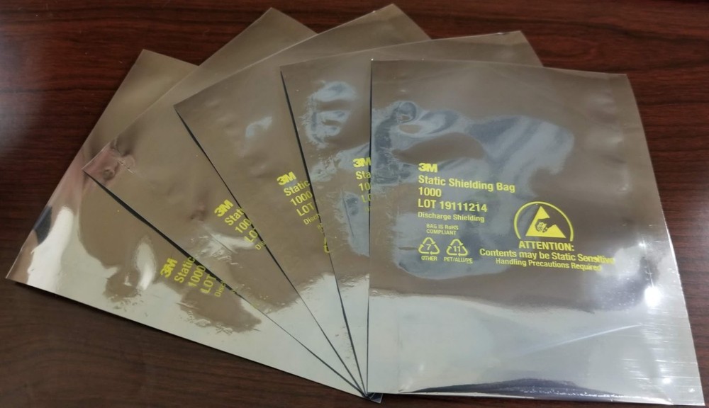 3M™ Static Shielding Bag Open Top 3x5, Perfect for SSDs