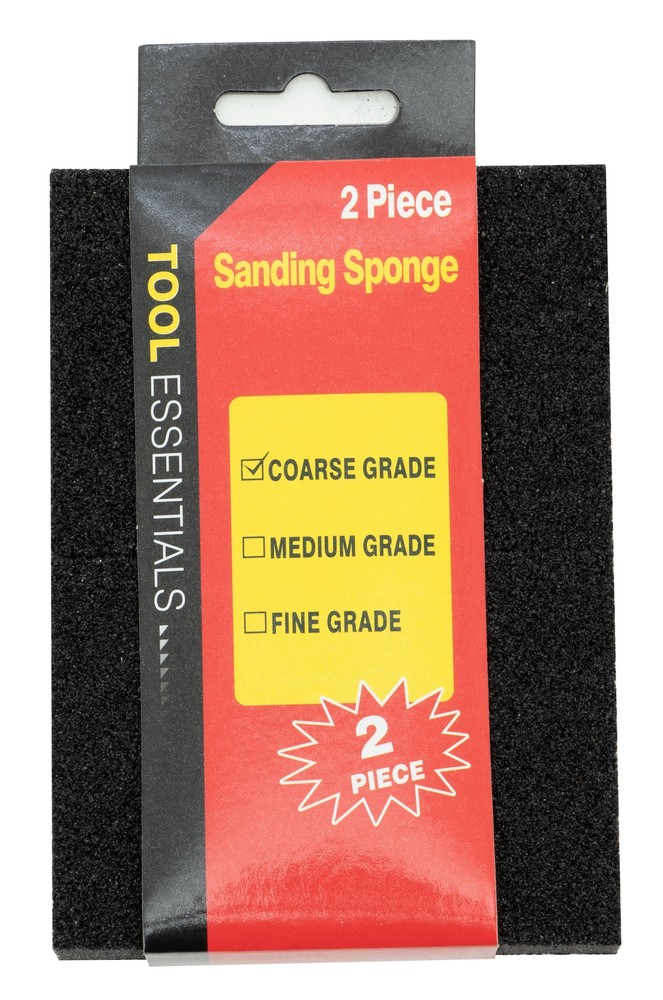 Tool Essentials 2pc Sanding Block Coarse Grit