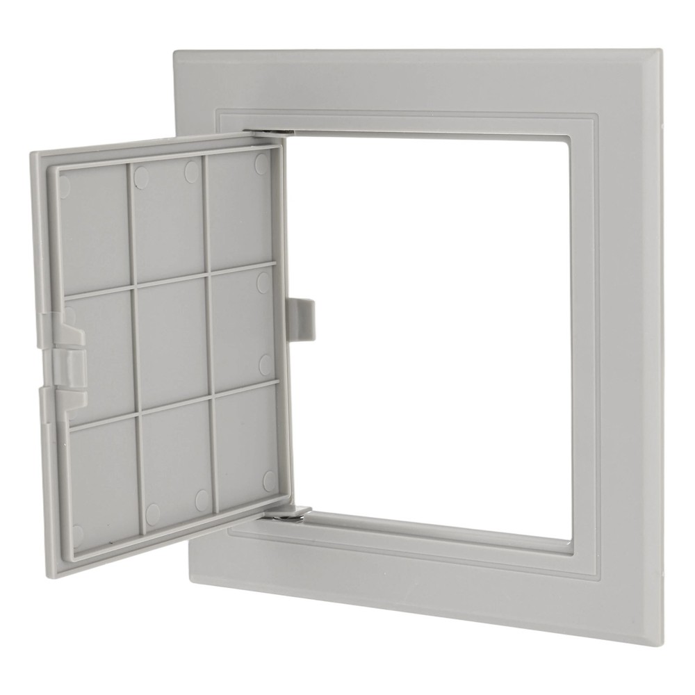 1-Pack Access Panel for Drywall, 4.9x5" Plastic Wall Hole Cover [Gray]