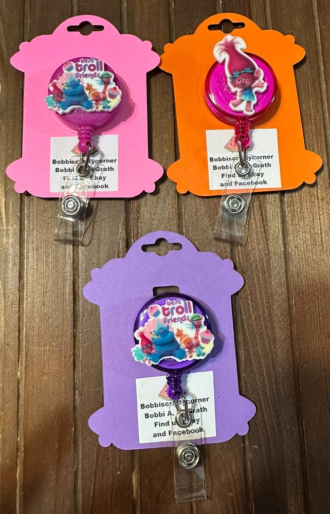 Trolls badge reels