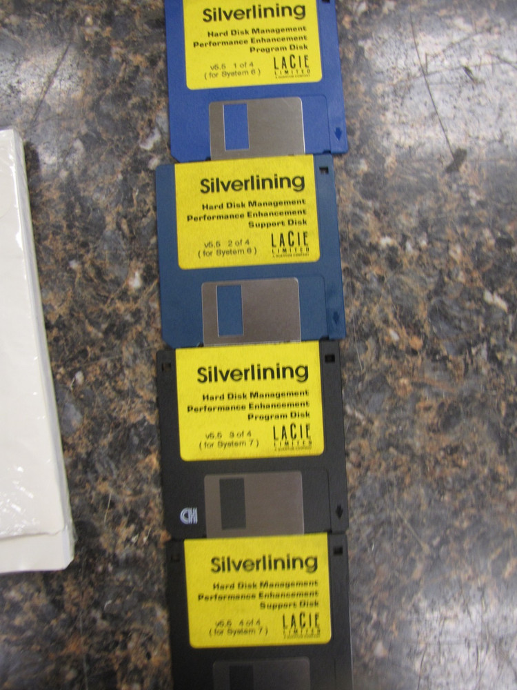 LACIE - Silverlining Hard Disk Management Enhancement Program 3.5" Disks & Guide