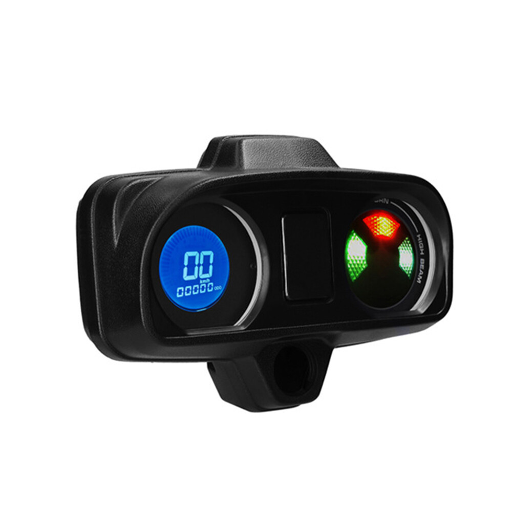 Universal Tachometer Motorcycle Speedometer Digital LED LCD Odometer