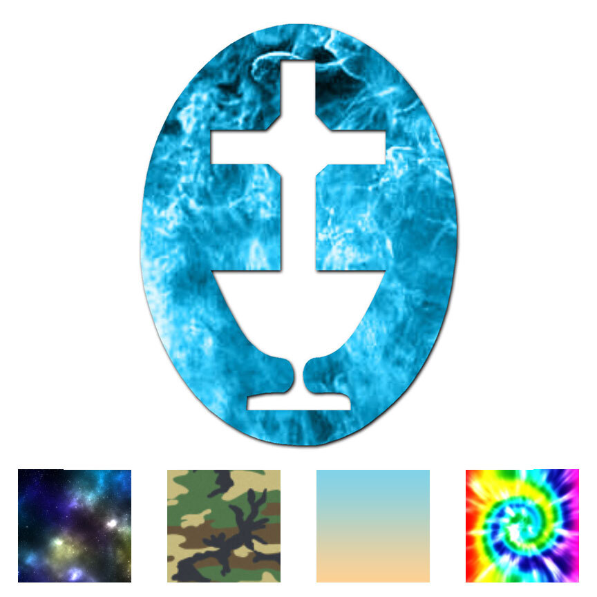 Communion Symbol - Vinyl Decal Sticker - Multiple Patterns & Sizes - ebn175