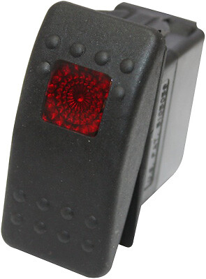 DragonFire Racing On/Off Rocker Switch Red 04-0026