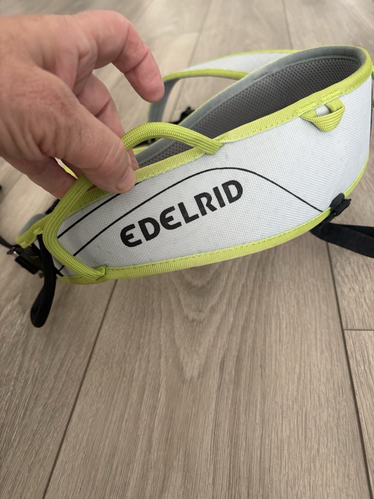Edlerid Apex Climbing Harness - Medium Neon/Silver