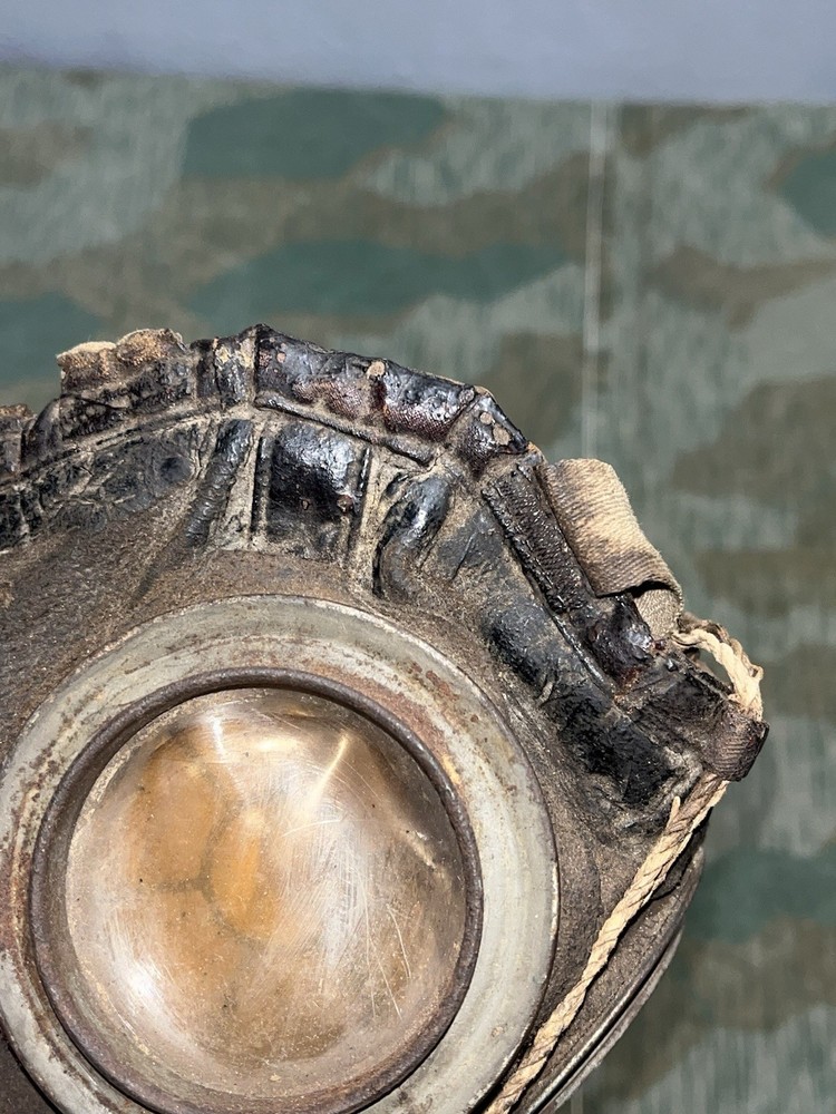 WW1 German Uniform Gas Mask + Filter Marked 1918