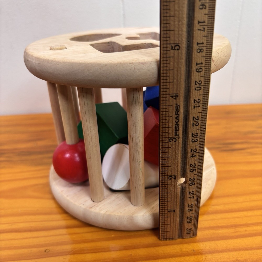 Wood Rolling Shape Sorter Made in Germany Handmade