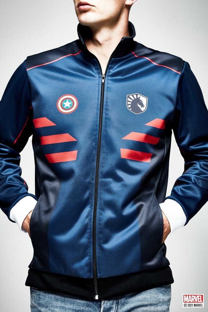 LIQUID X MARVEL Captain America Zip Jacket Size S