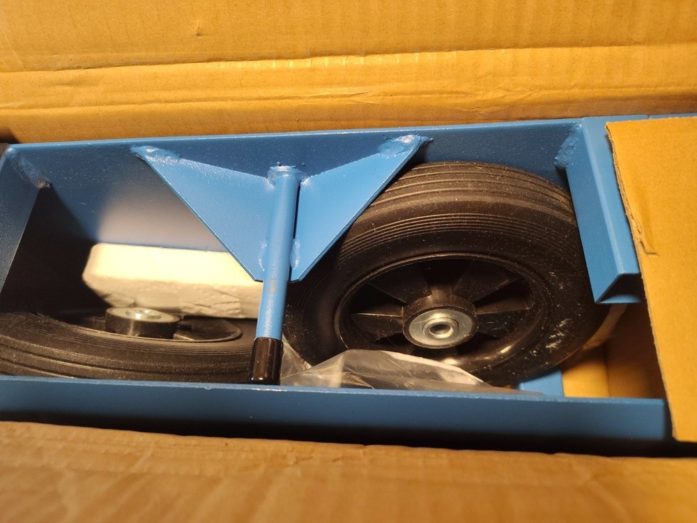 Panel Dolly, 600 Lbs Capacity, Drywall Mover with 8" Non-Flat Wheels, Adjustable