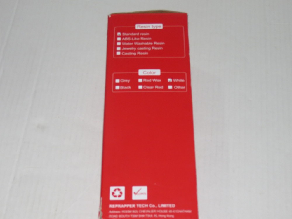 p3* Reprapper 1kg WHITE UV Sensitive Resin for 3D Printer