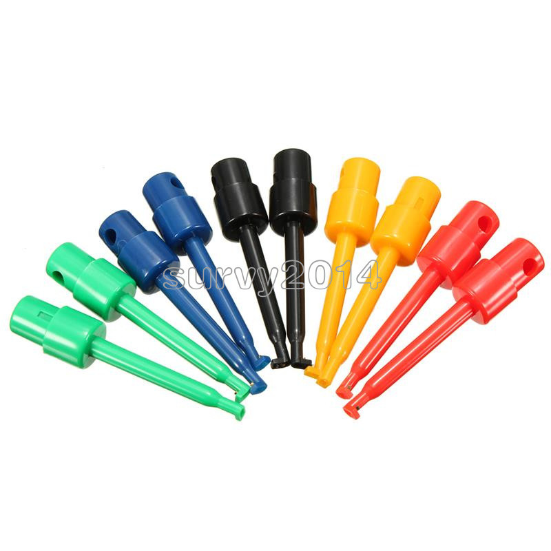5/10/20PCS Large Size Round Single Hook Clip Test Probe for Electronic Testing