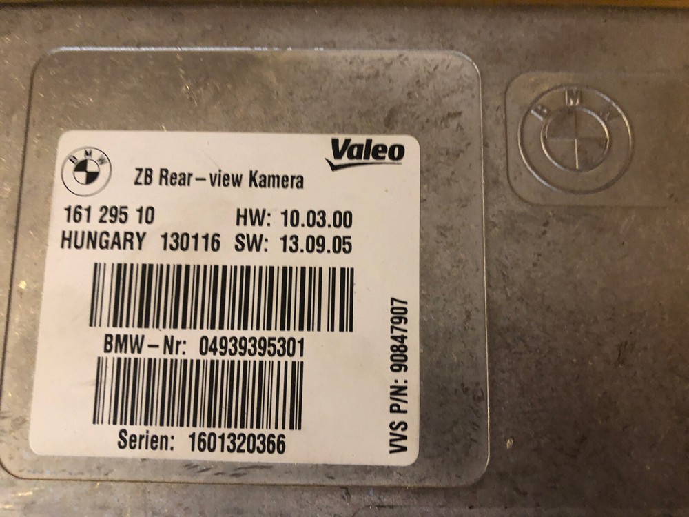 2016 BMW 640 REAR VIEW CAMERA CONTROL MODULE 9393953
