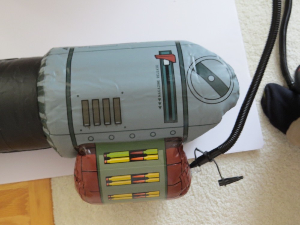 THINKGEEK Inflatable Minigun ARM ! Tested