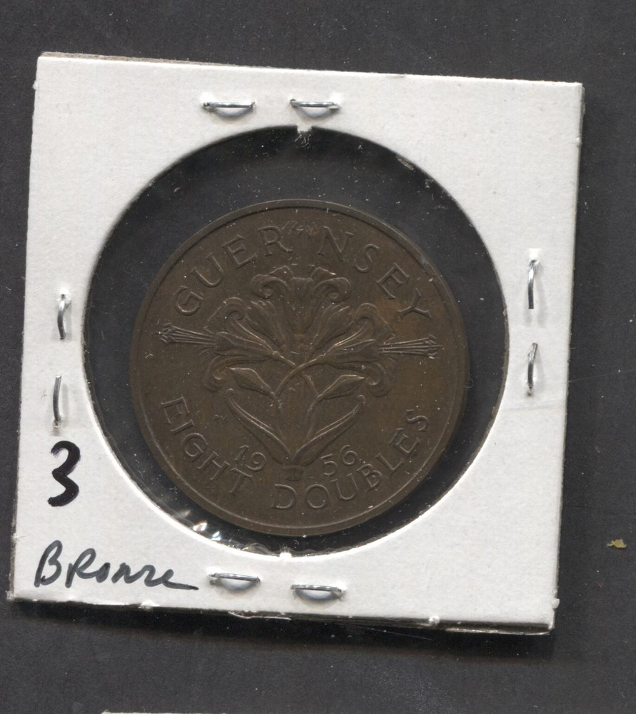 1956-Guernesey-XF+/-2 Centimos