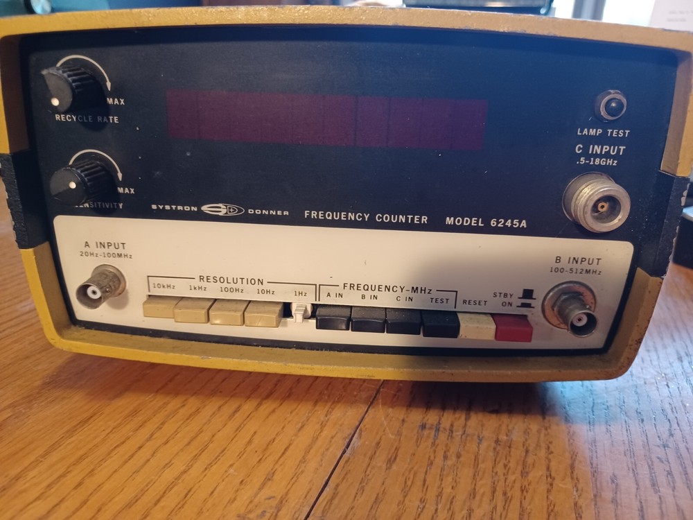 Systron Donner 6245A Microwave Frequency Counter  - AS/IS