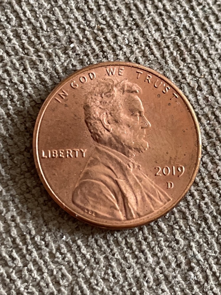 2019 D Lincoln Shield Cent (Red)  TK758*