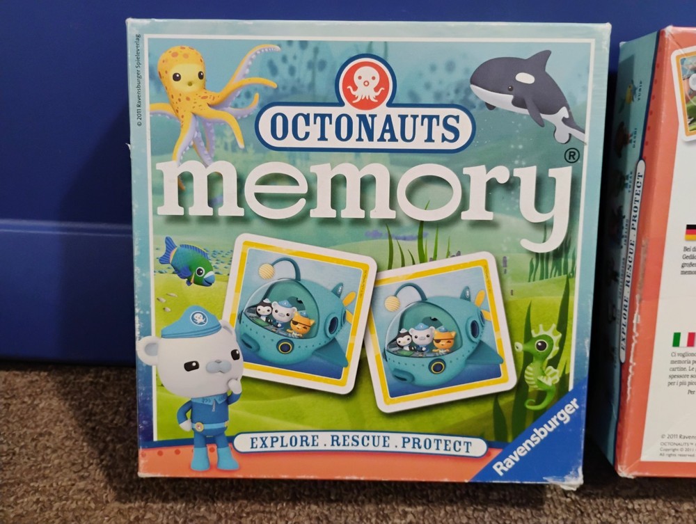 HTF Vintage Ravensburger Octonauts Show Memory Game Matching Game