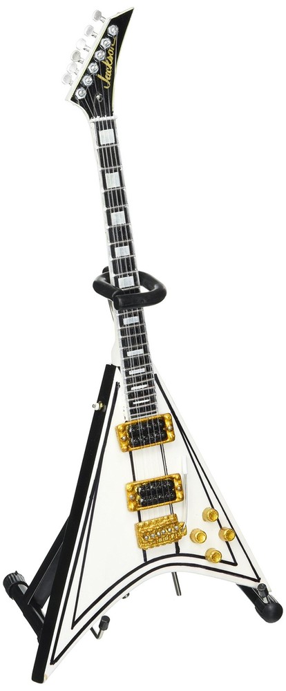 miniature - not playable instruments AXE HEAVEN Randy Rhoads Flying V Guitar