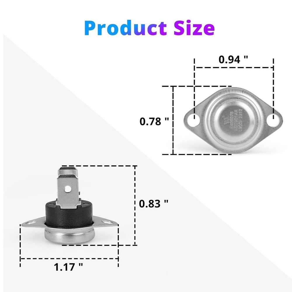 Manual Reset Limit Switch Plastic 2-Position Safety Overheat Control