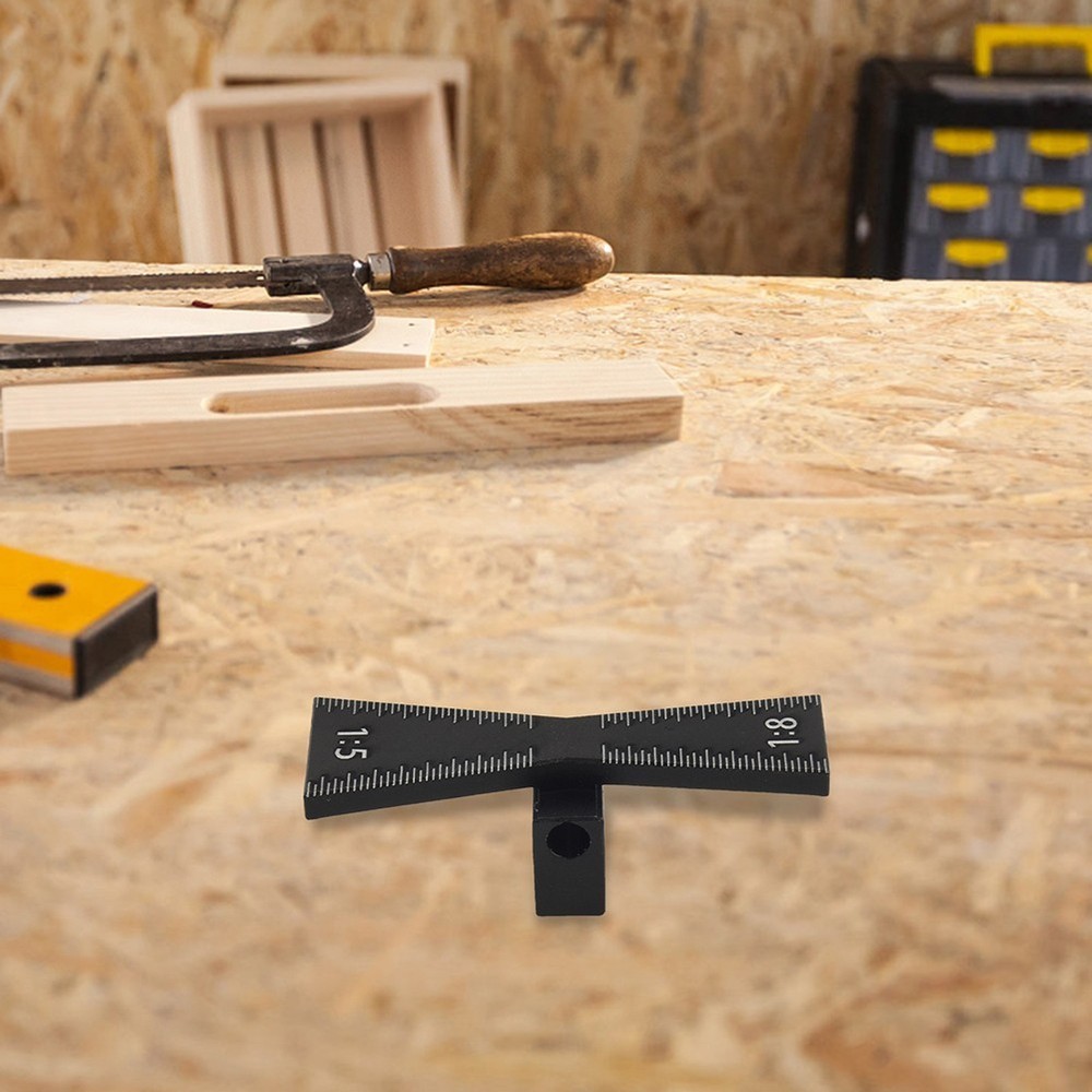 Compact Dovetail Measurement Tool for Precise Woodworking Applications