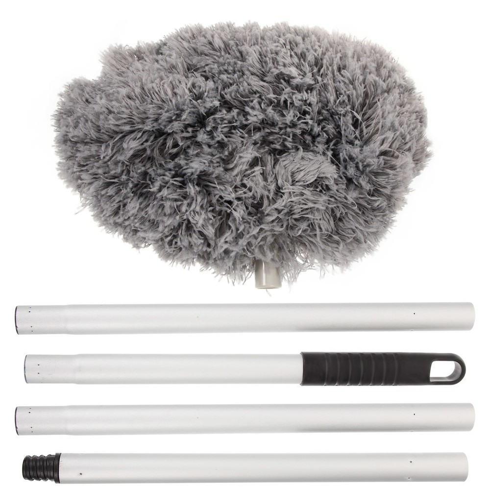 Ceiling Fan Extendable Duster Cobweb Duster with Extension Pole for Cleaning