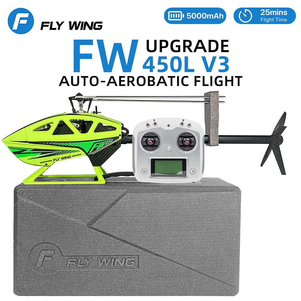 Fly Wing FW450L V3 6CH GPS 3D Automatic Return Hovering RC Helicopter RTF US