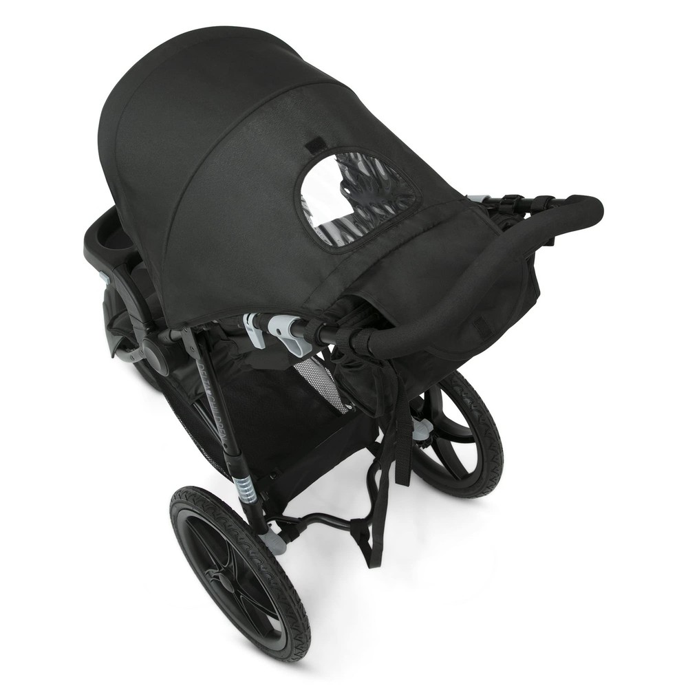 Delta Children Apollo Jogging Stroller - Shock Absorbing Frame with Large Can...