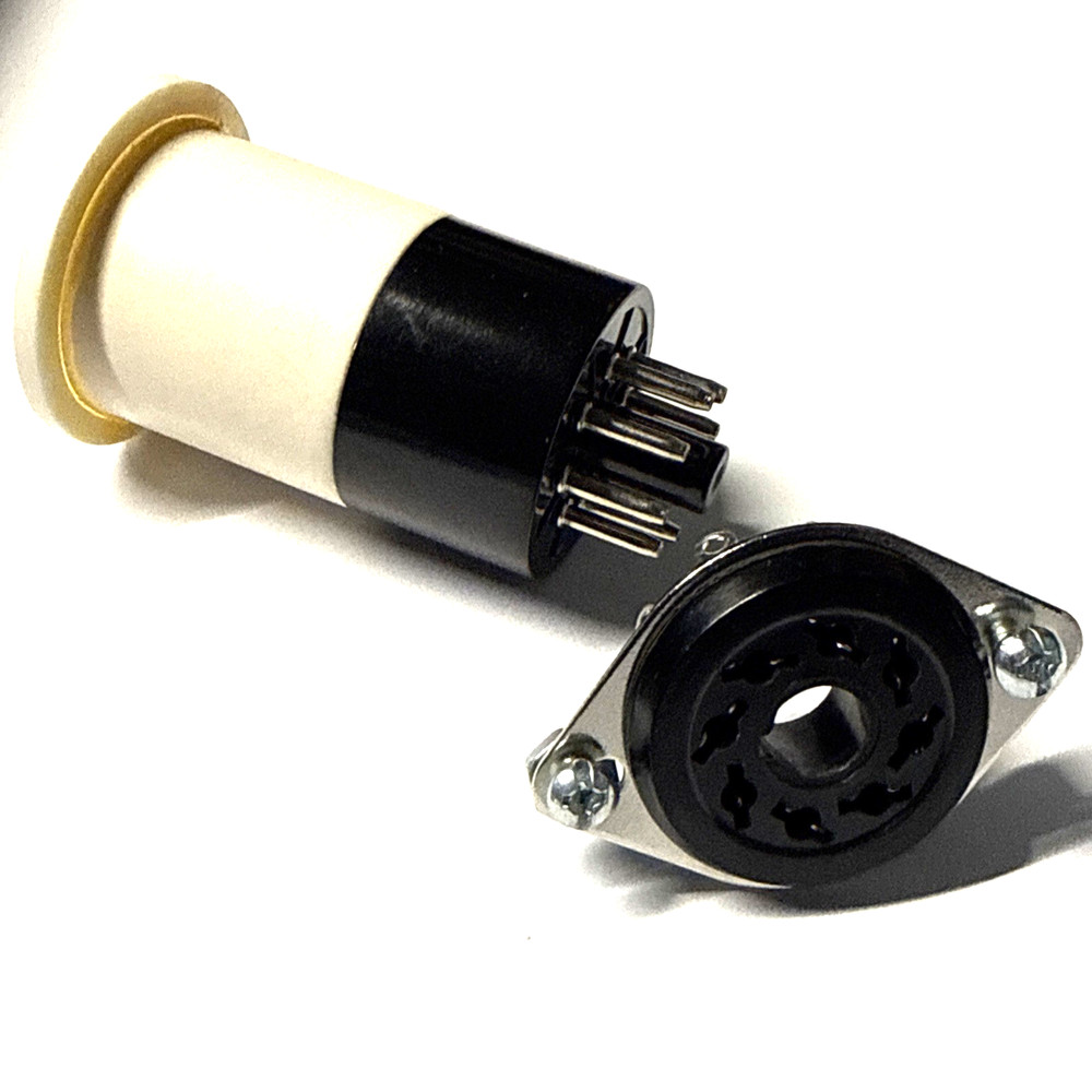 plug - in coil form with octal  socket L=25mm