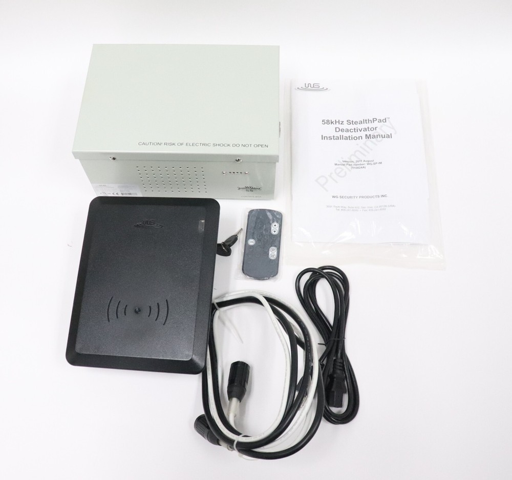 WG SS Control Box WG SP 58-II WGSP58-II with Keys