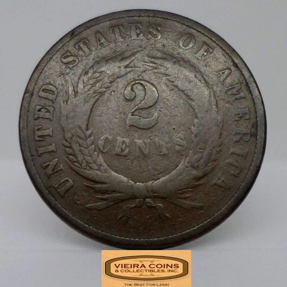 1869 Two-Cent Piece, 2 Cents Piece - #C27972NQ