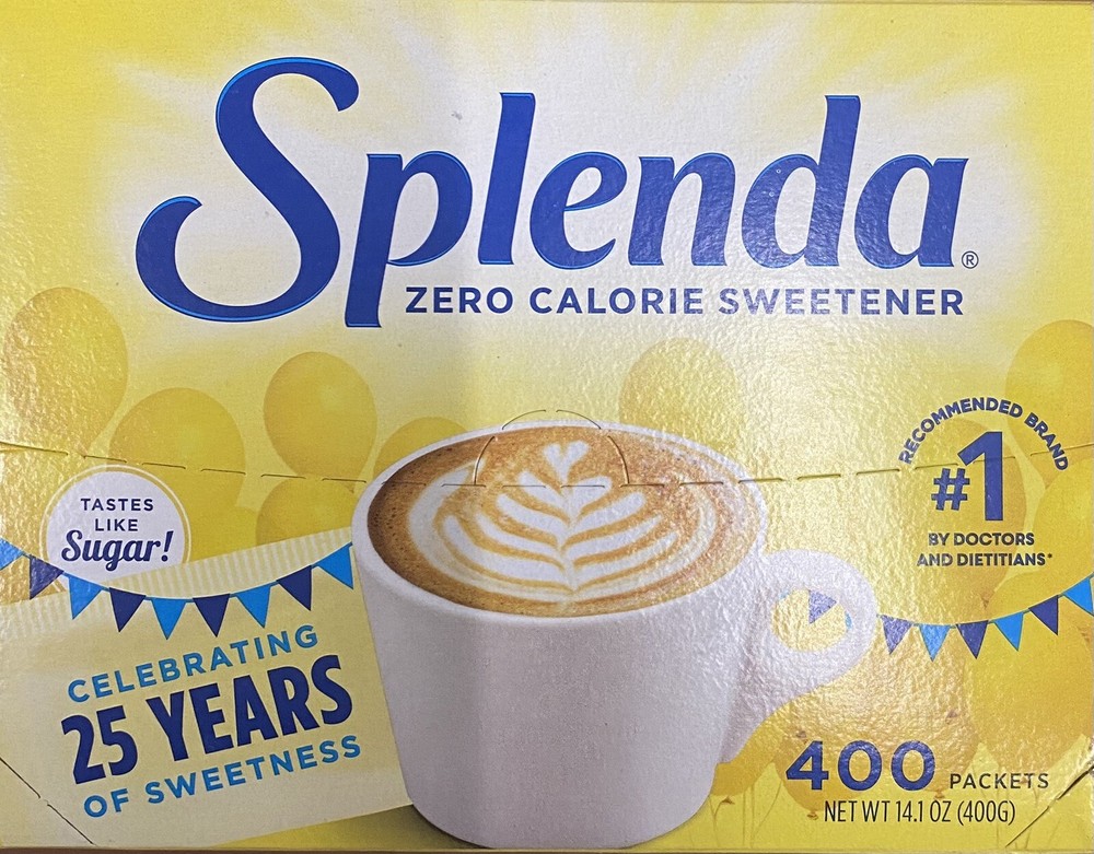 SPLENDA Zero Calorie Sweetener 400 Count Packets 14.1 oz Box