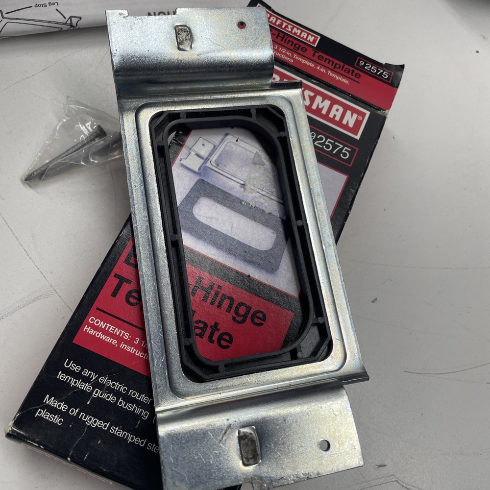 Sears Craftsman Butt Hinge Templates Vintage Router Accessory 9-2575