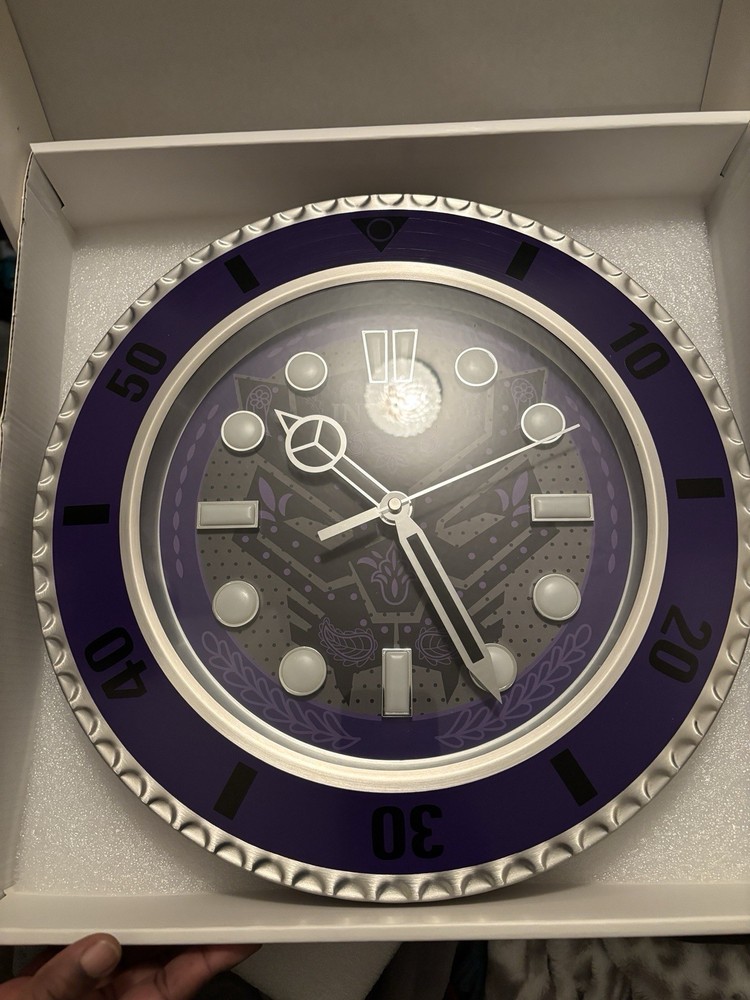 Invicta Marvel Black Panther Pro Diver Quartz Wall Clock New.